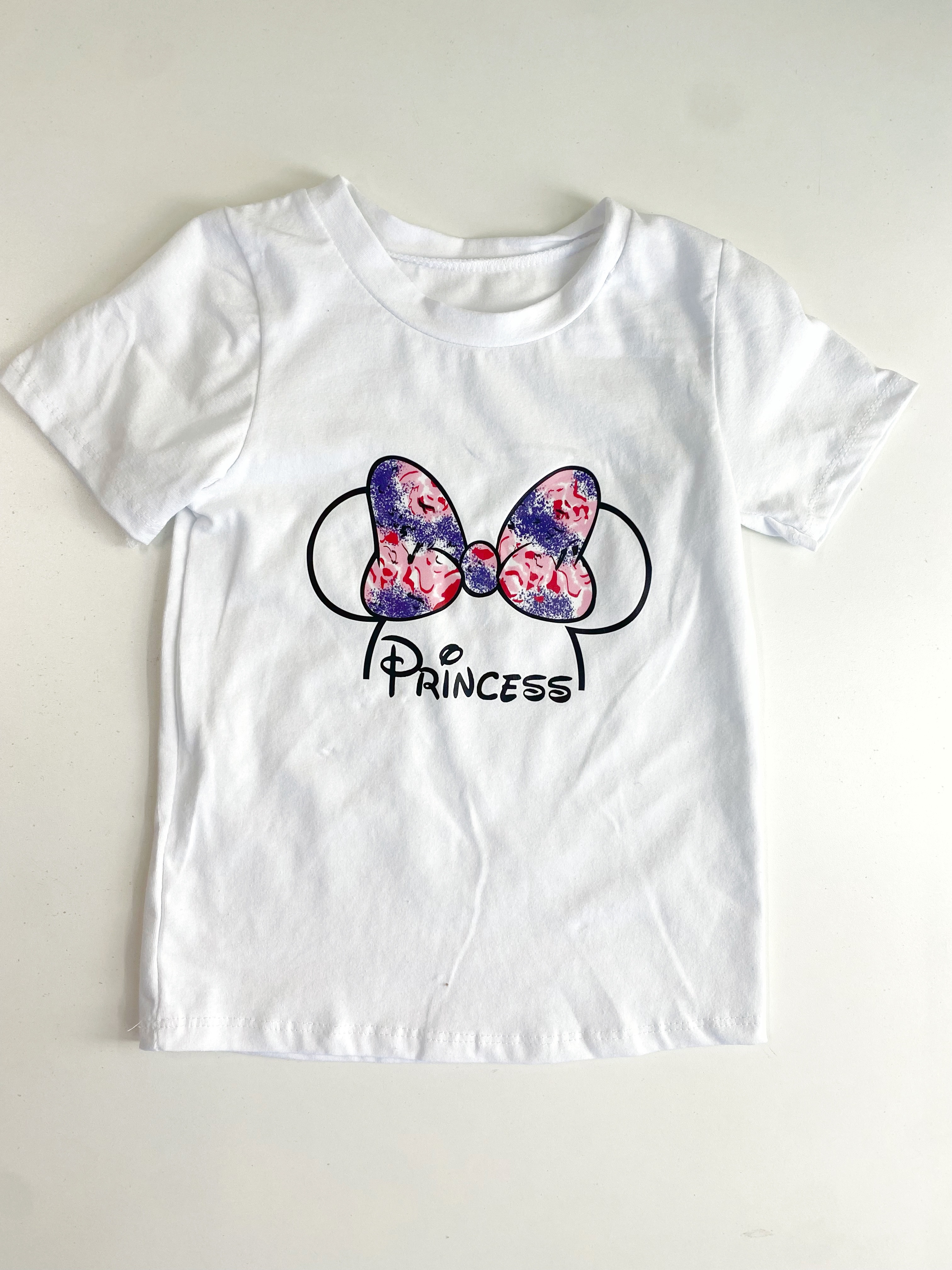 Tričko Princess, biele (4r, 6r, 8r, 10r, 12r, 14r)