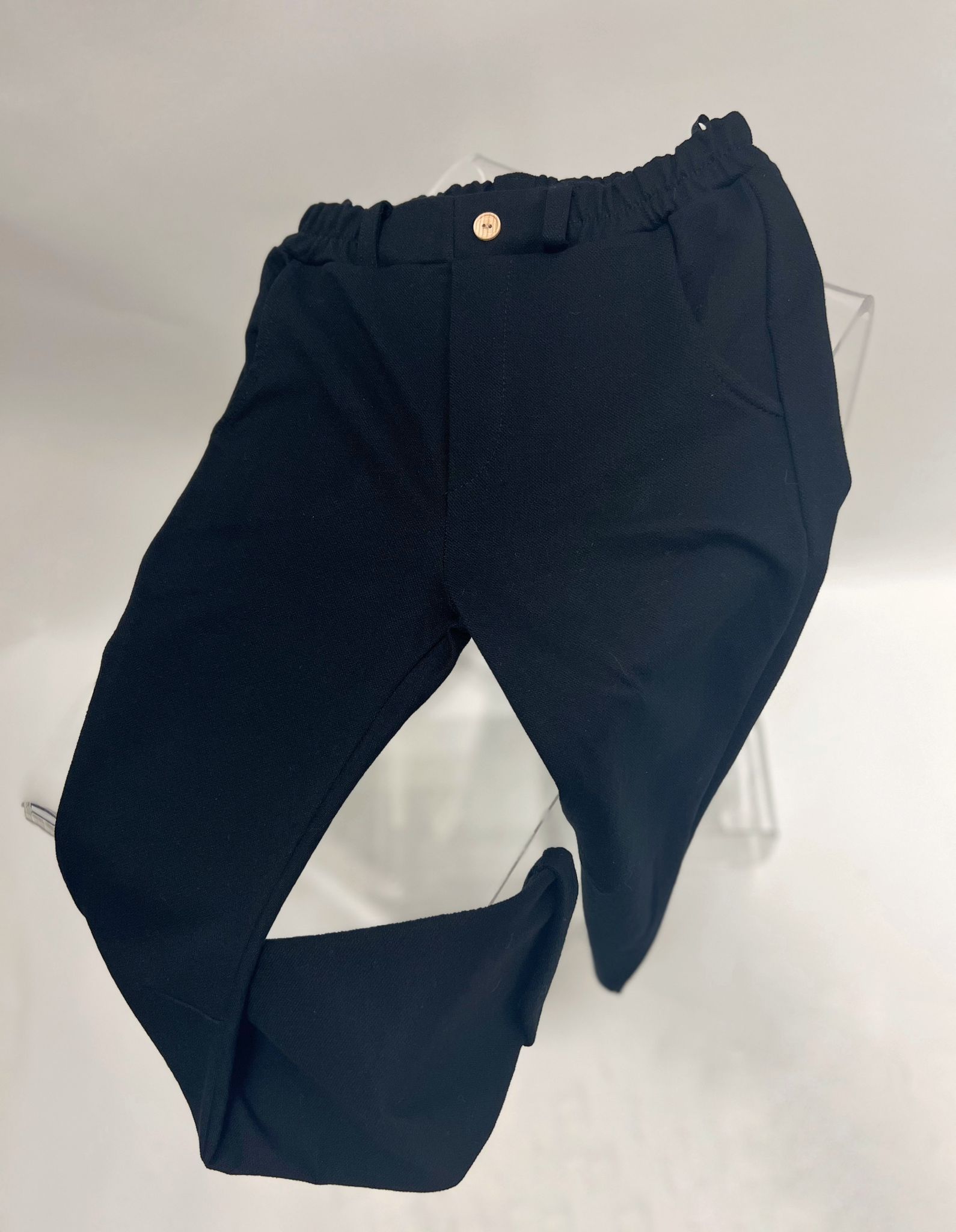 Štýlové chlapčenské nohavice, čierne (140,146,152)