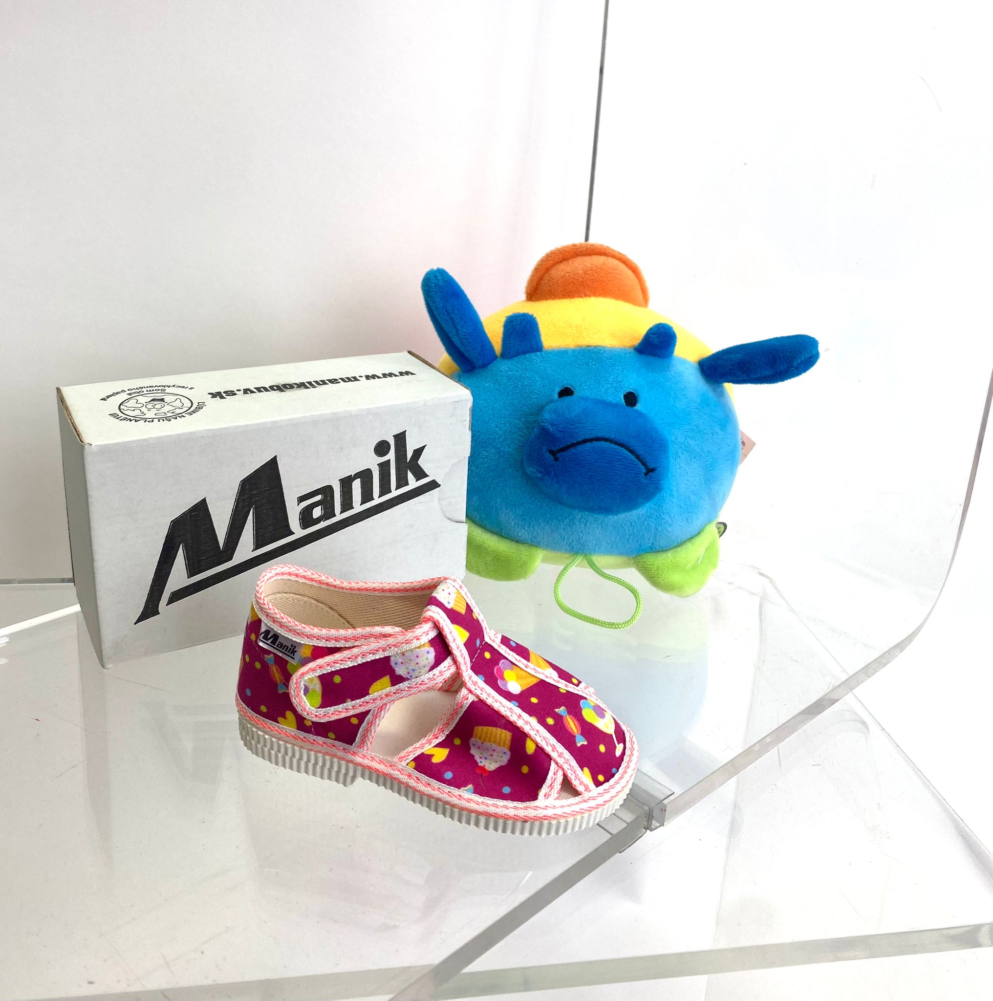 Papučky MANIK CANDY, bordové,veľ.22,