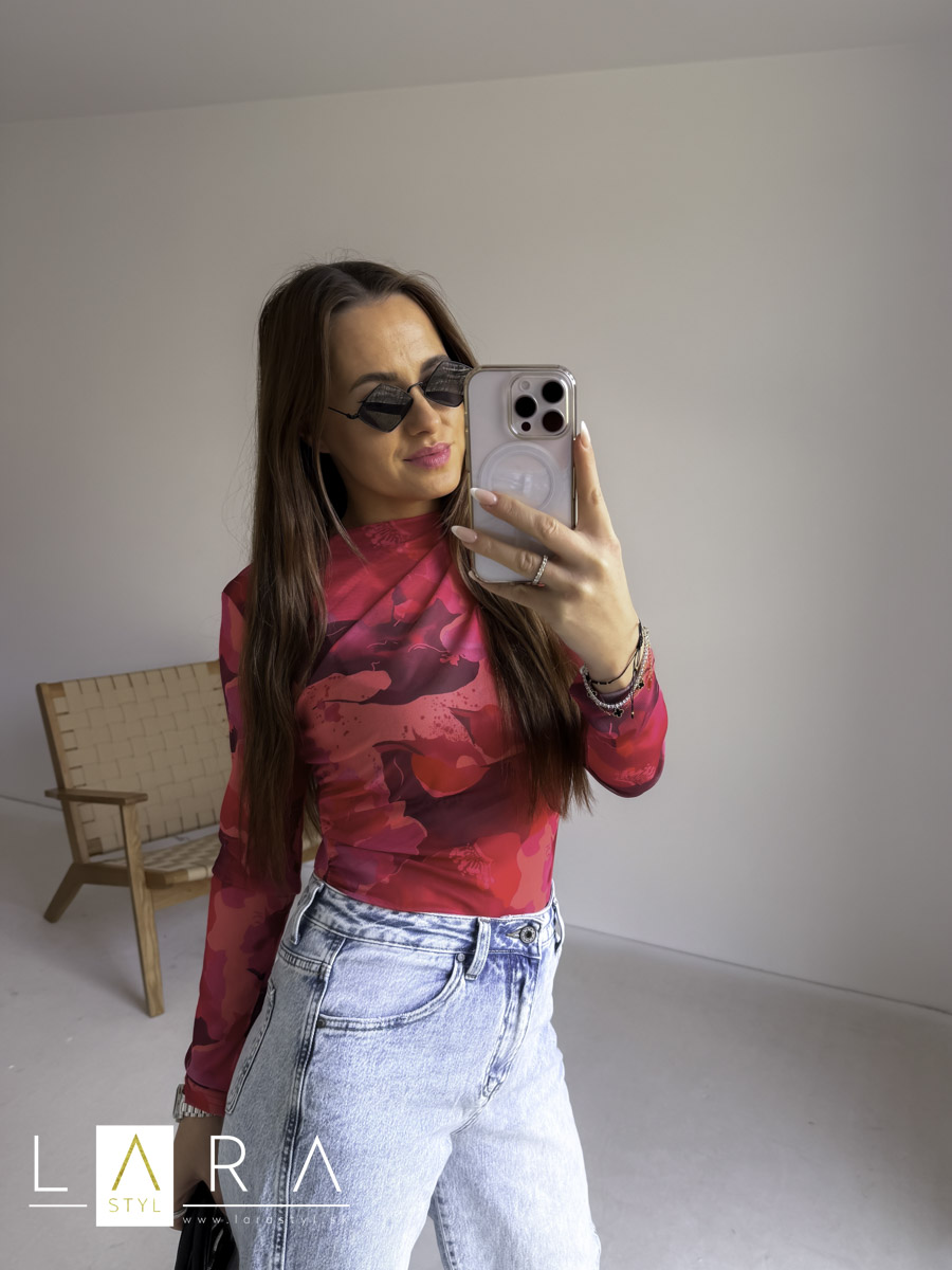 Elastický body PINK, vzorované