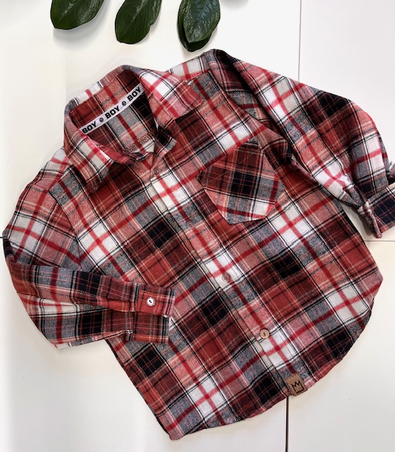 Chlapčenská flanelová košeľa